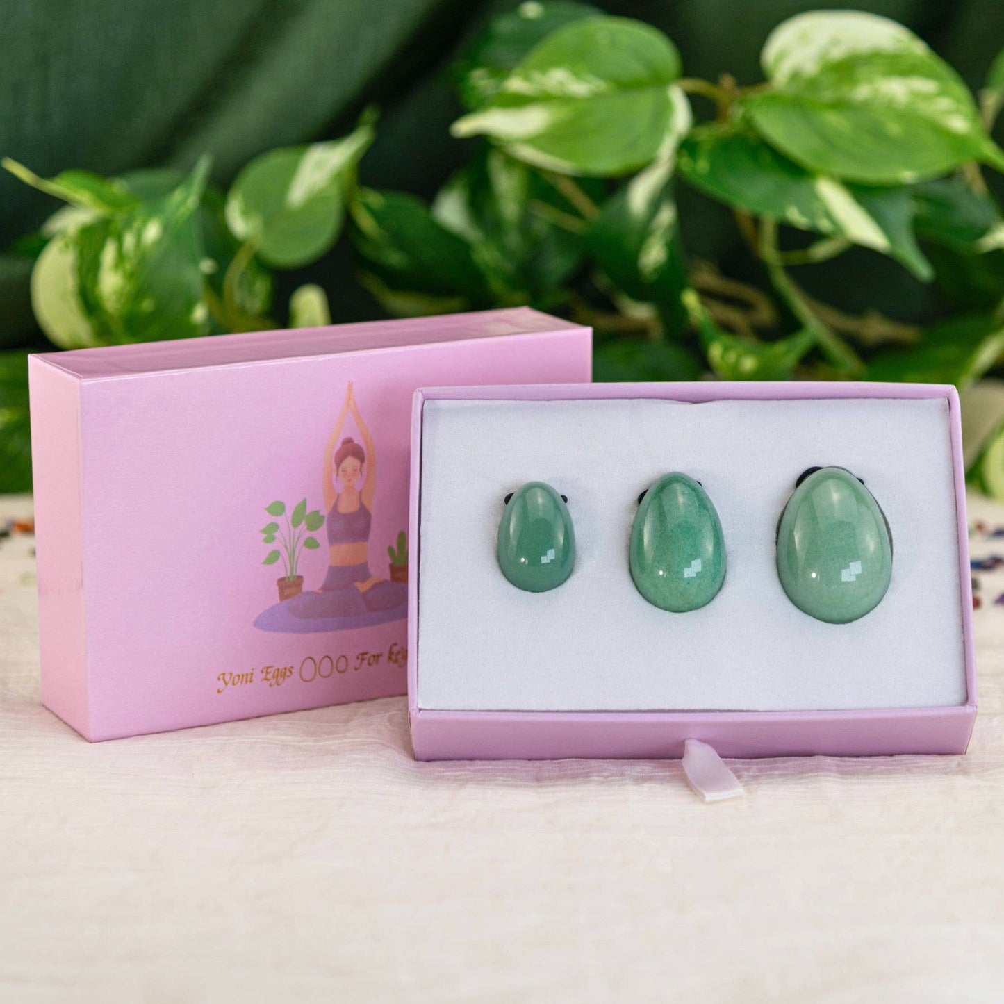 Yoni Eggs: Unakite / 3pc