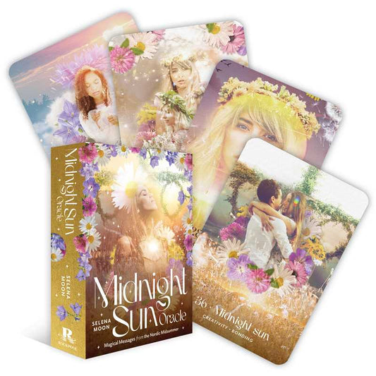 Midnight Sun Oracle by Selena Moon: Flashcards; 112 pages / English