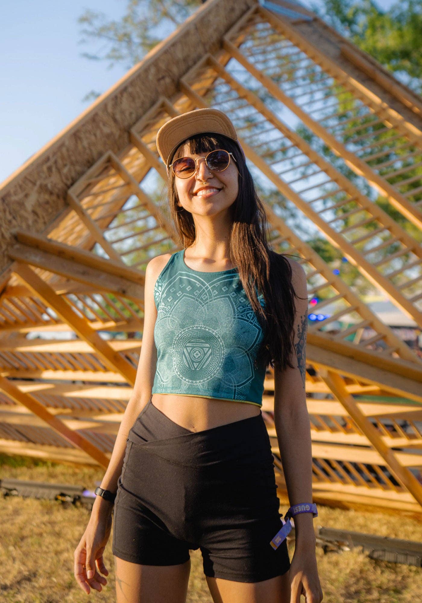 Superbloom Organic Cotton Crop Top