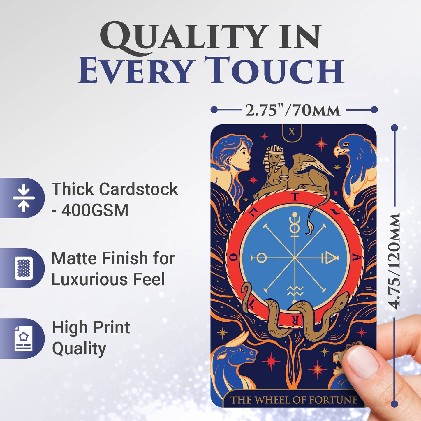 Starlight Tarot Cards - Blue Edition by Wysell