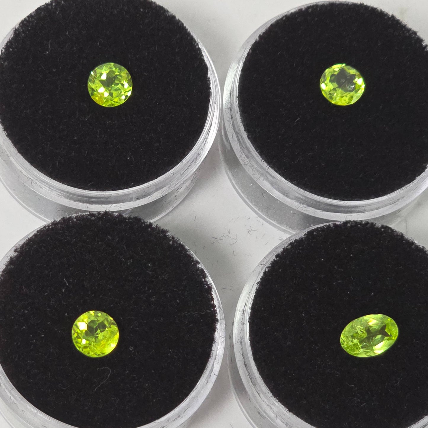 Peridot Facets ~ Faceted Gemstones ~ Polished Crystals