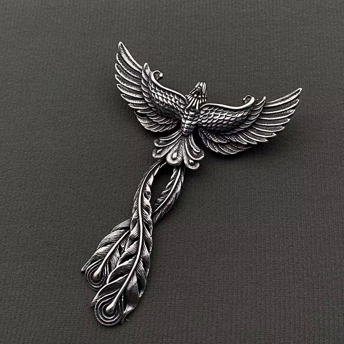 Stainless Steel Phoenix Pendant