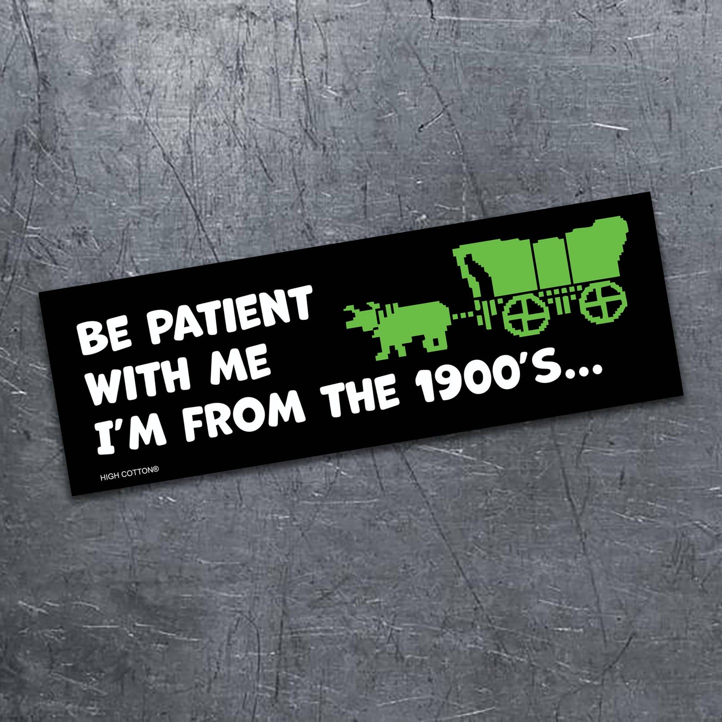 Be Patient With Me Car Magnet