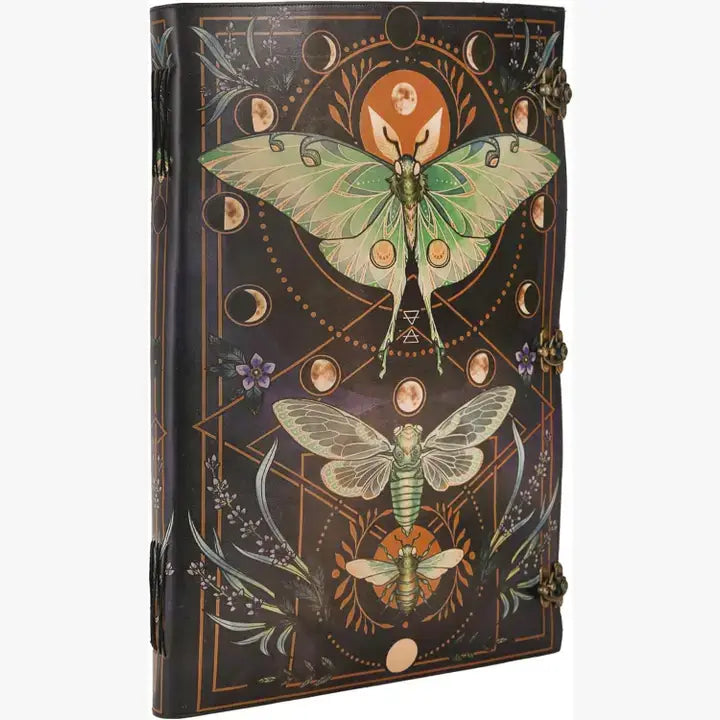 Book of Spell LeatherBound Huge Journal Grimoire Print Diary