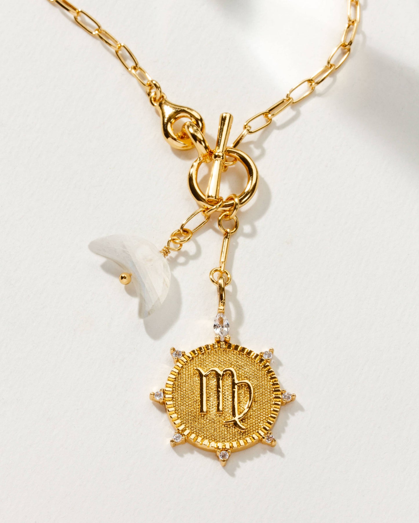 Virgo Lunar Front Toggle Zodiac Neck