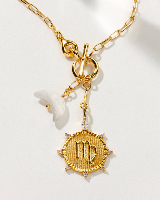 Virgo Lunar Front Toggle Zodiac Neck
