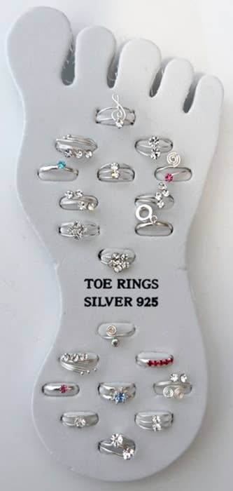 Mix Sterling Silver Toe Ring