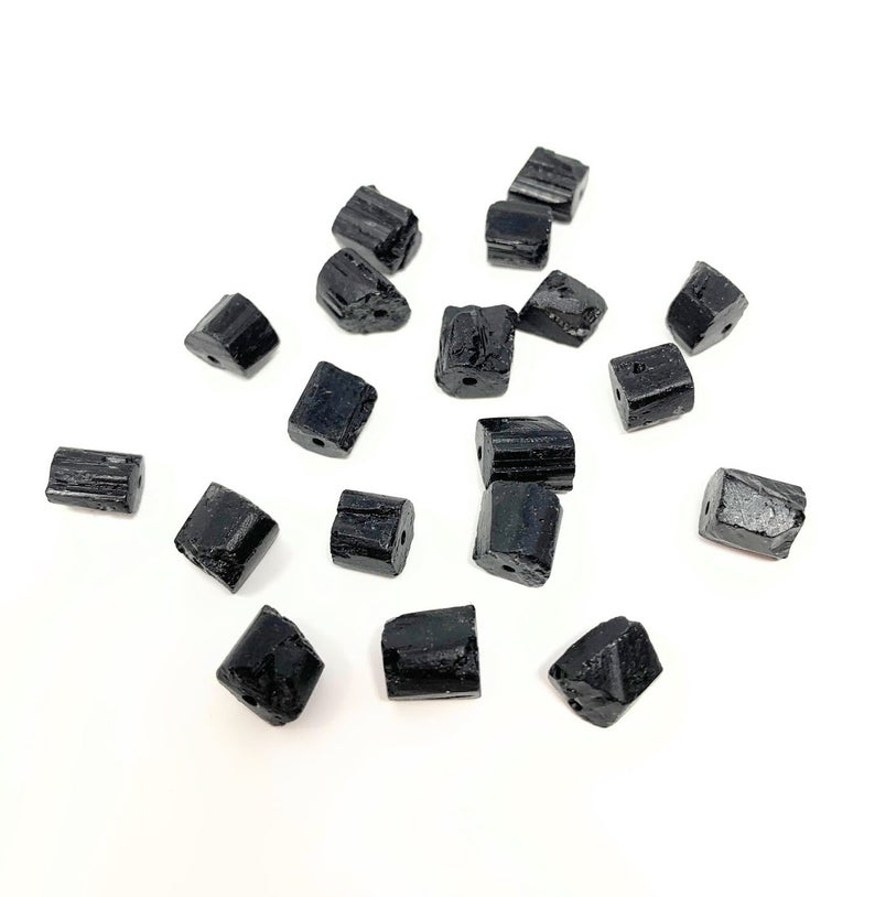 Raw Black Tourmaline Necklace