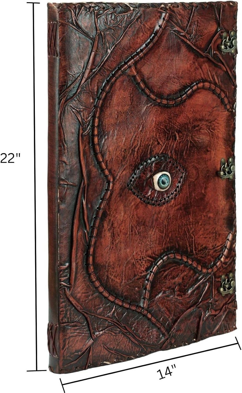 Hocus Pocus Spell Book – Leather Journal with Third Eye