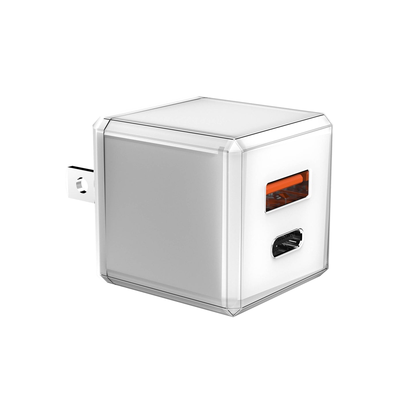 Rapid Wall Charger USB 20W Cubic Design - Retail Pack: Black