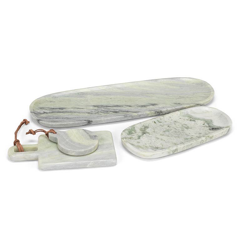 Green Marble  Oblong Tray