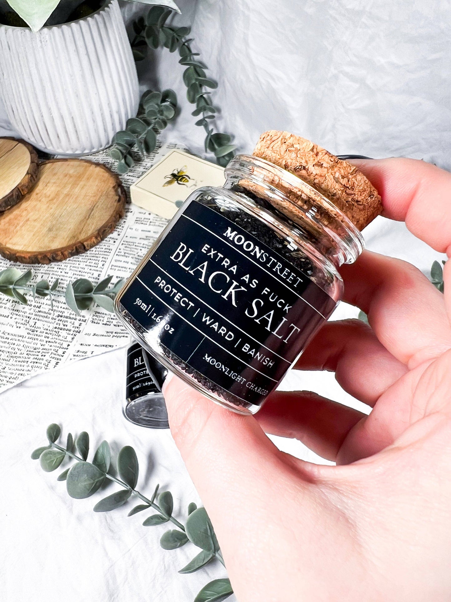 Witch’s Extra Potent Black Salt for Banishing & Protection