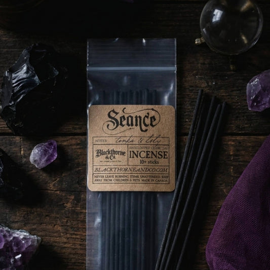 Seance incense sticks |  vegan gothic ritual incense