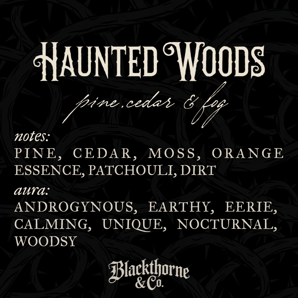 Haunted Woods incense sticks |  vegan gothic ritual incense