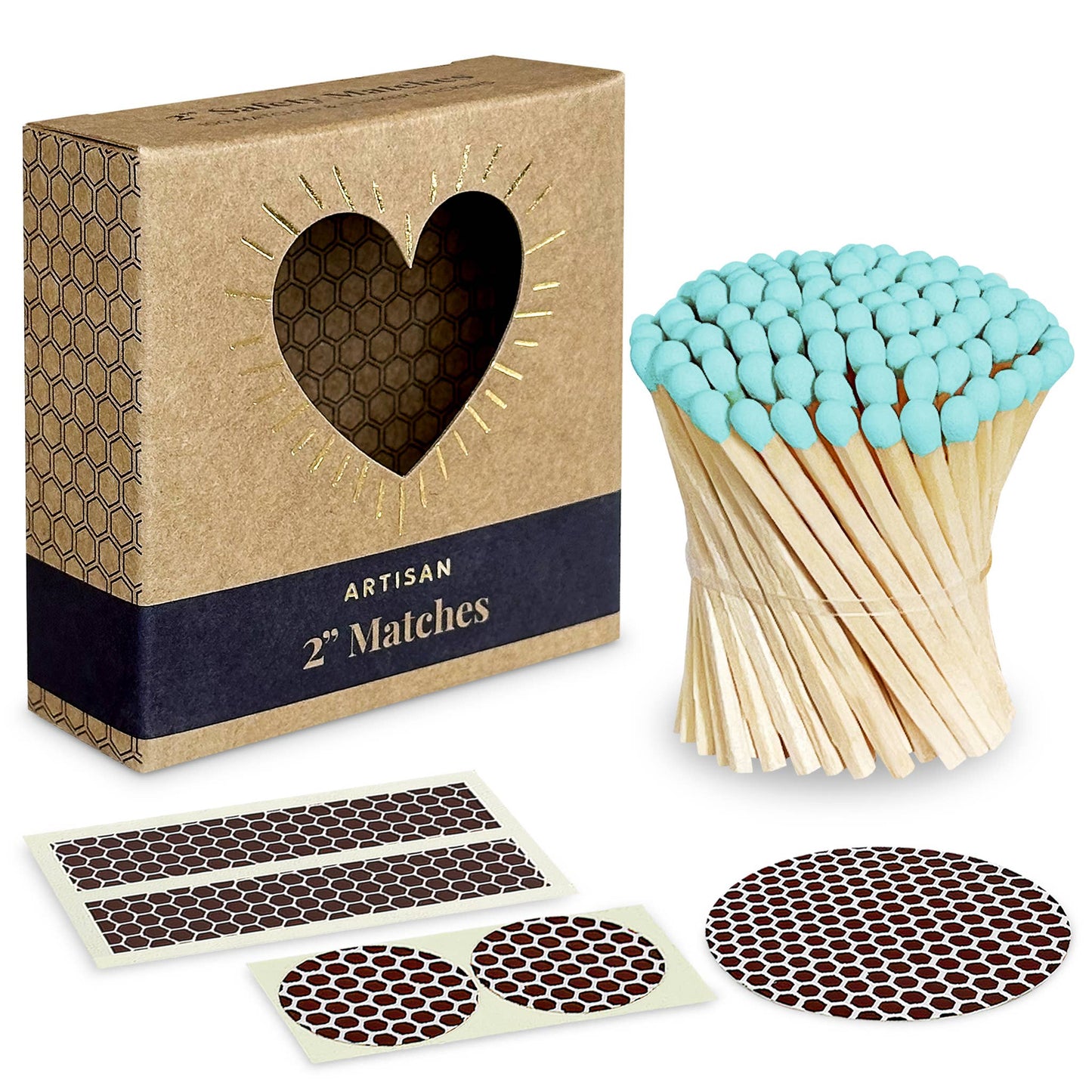 2" Refill Matches - Colors of Your Choice + Striker Stickers