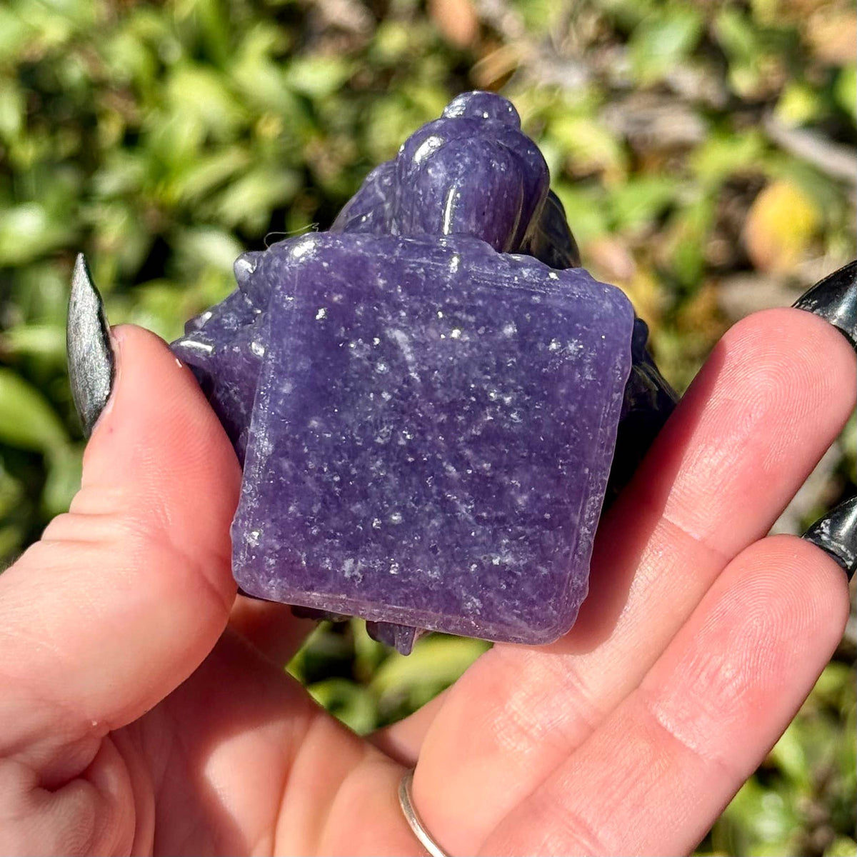 Lepidolite Lion Head