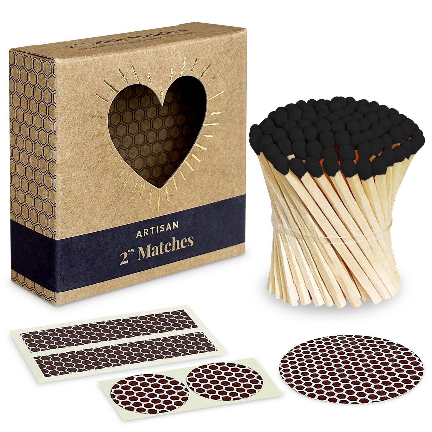 2" Refill Matches - Colors of Your Choice + Striker Stickers