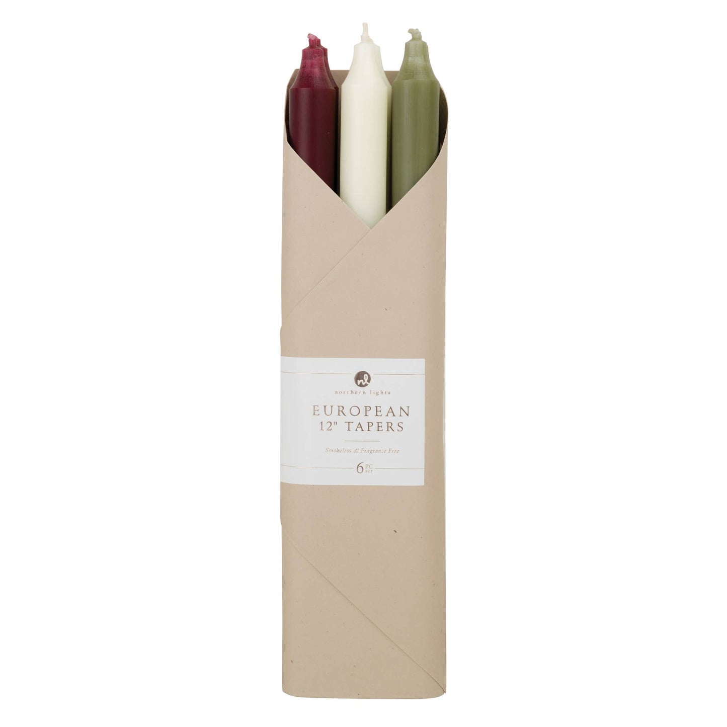 12" Taper Combo Candle Gift Set: Cottage Vines