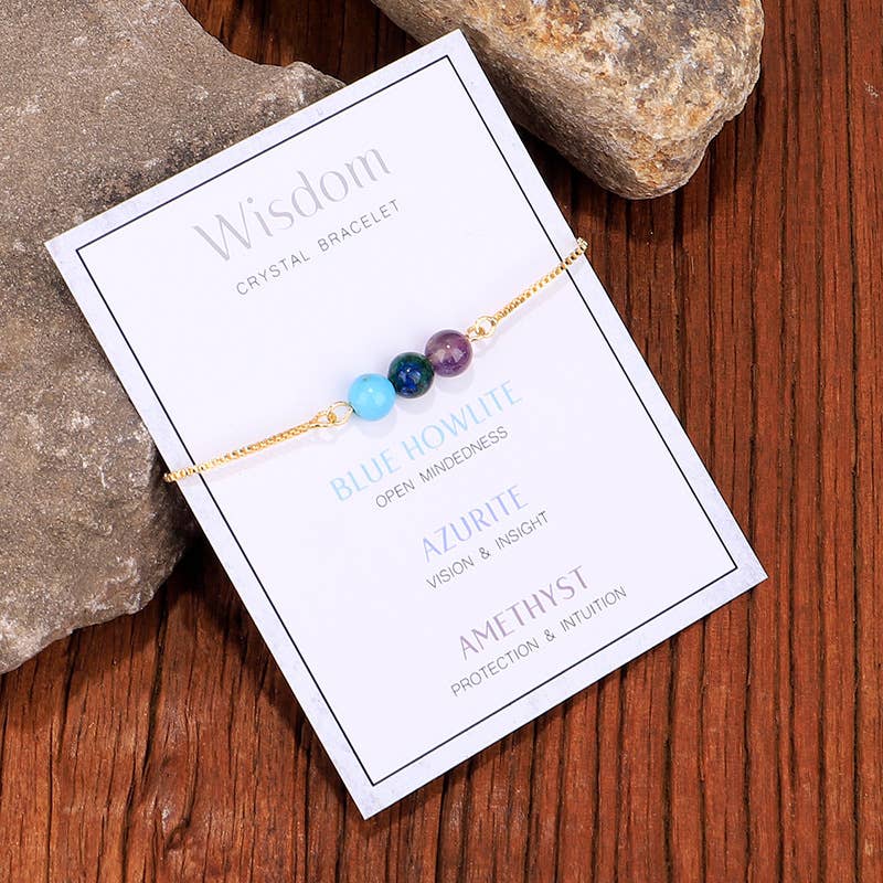 Wisdom Gold Chain Empowerment Bracelets - Wisdom