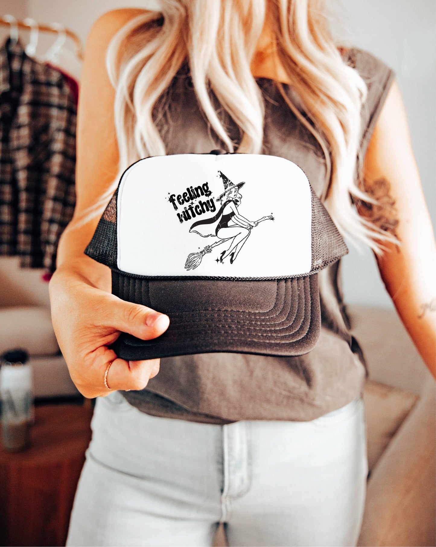 Feelin' Witchy Trucker Hat