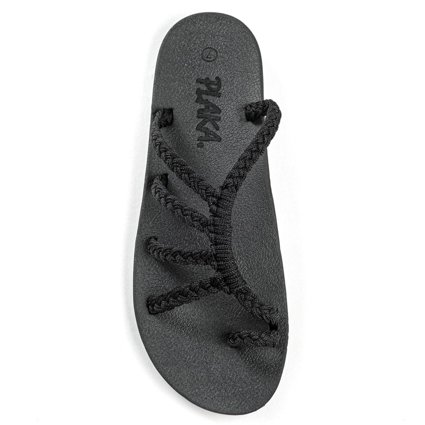 Relief Summer Flip Flops with Arch Support - Classic Black