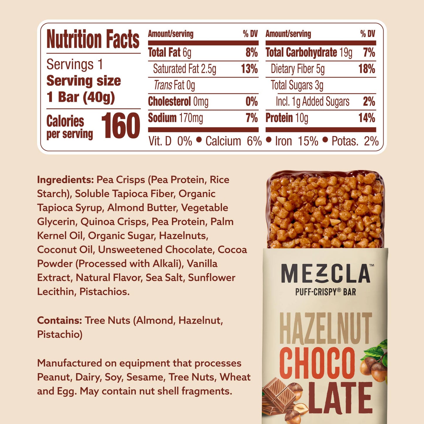 Hazelnut Chocolate Bar