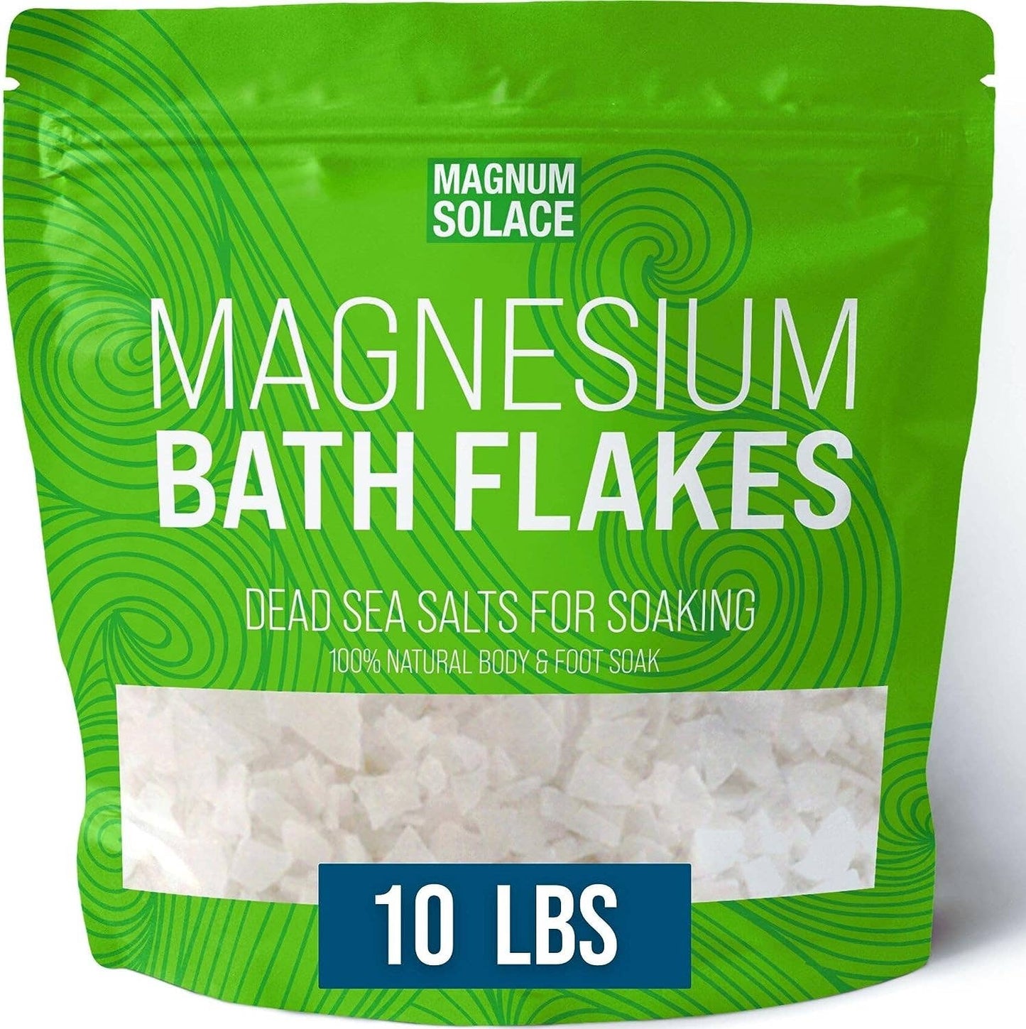 Magnesium Bath Flakes, Dead Sea Bath Salts, Bath Soak: 5LB