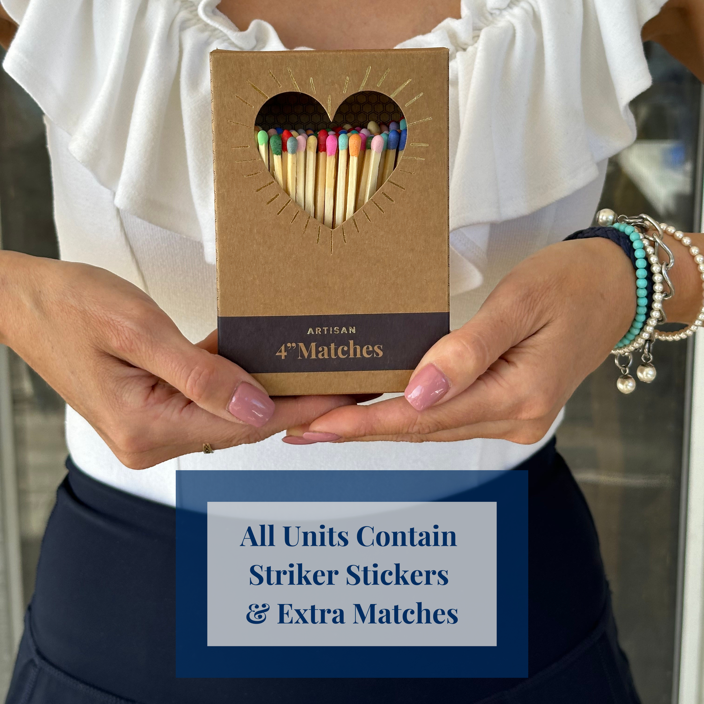 2" Refill Matches - Colors of Your Choice + Striker Stickers