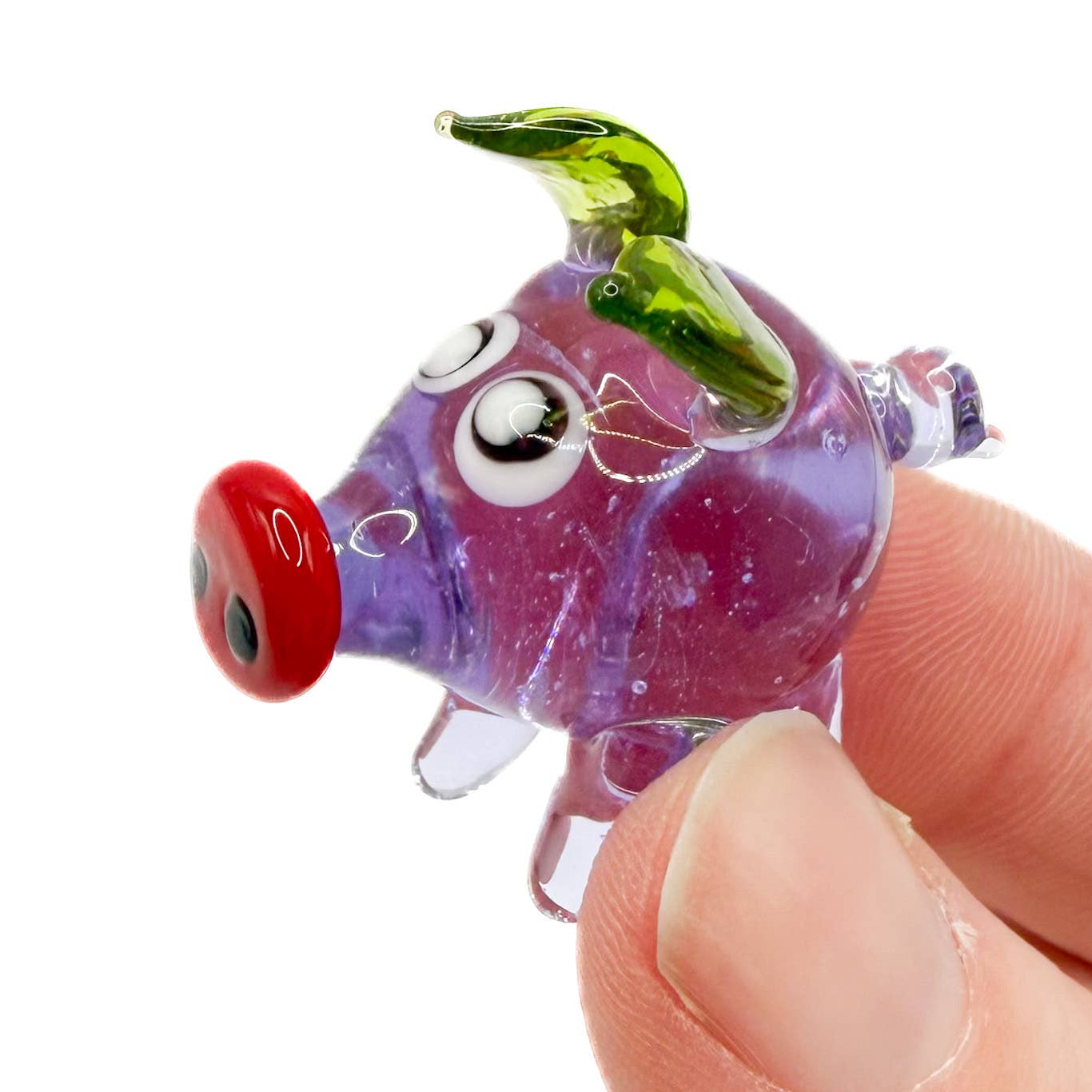 Glass Big Nose Pig