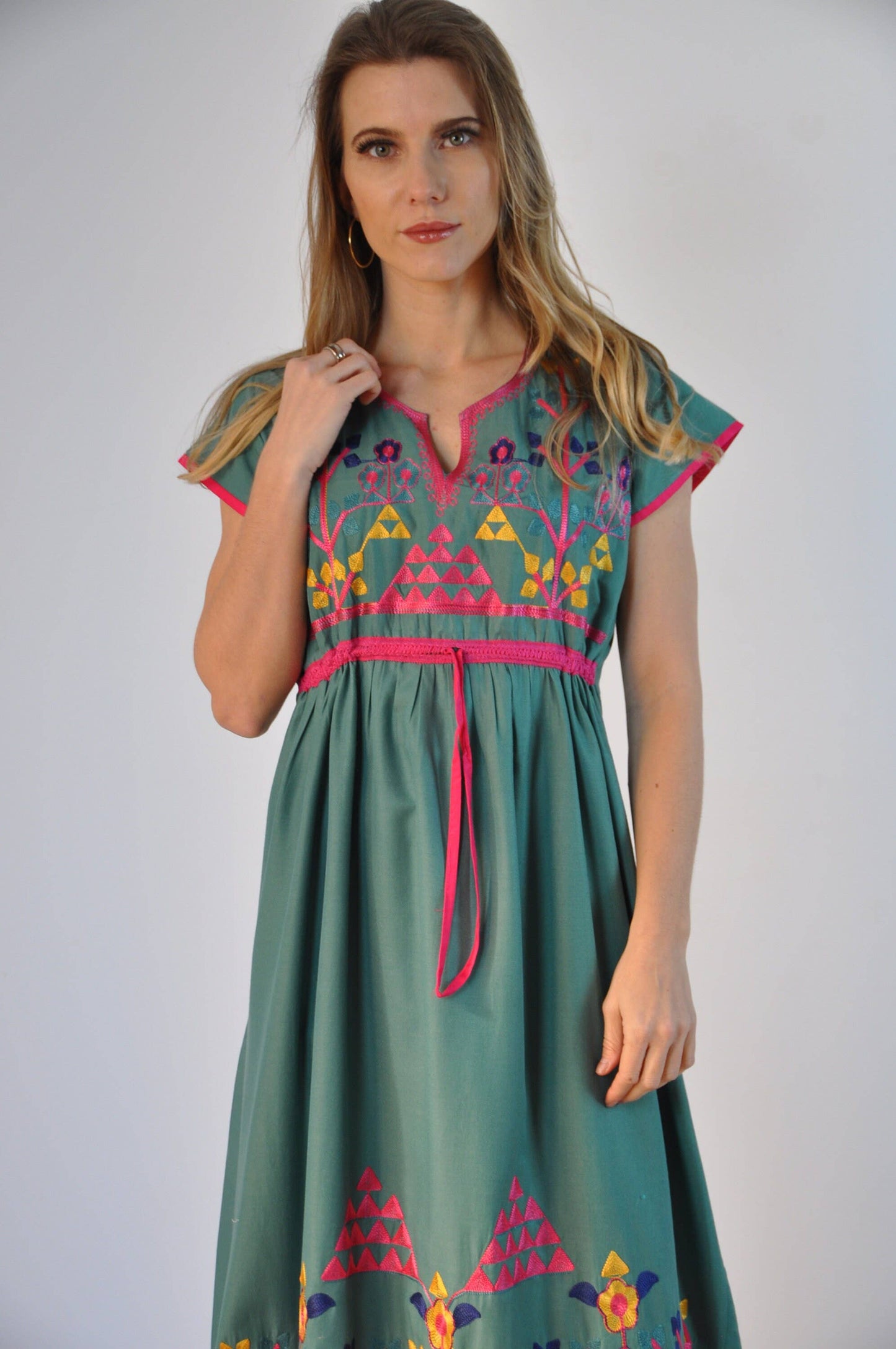 Egyptian Kaftan Dresses- Various short and long sleeves