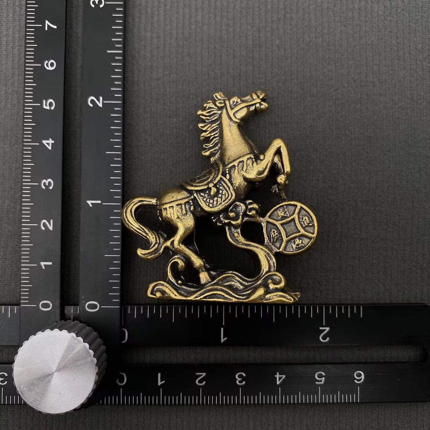 Brass Money Horse Desktop Ornaments Decoration 財源廣進