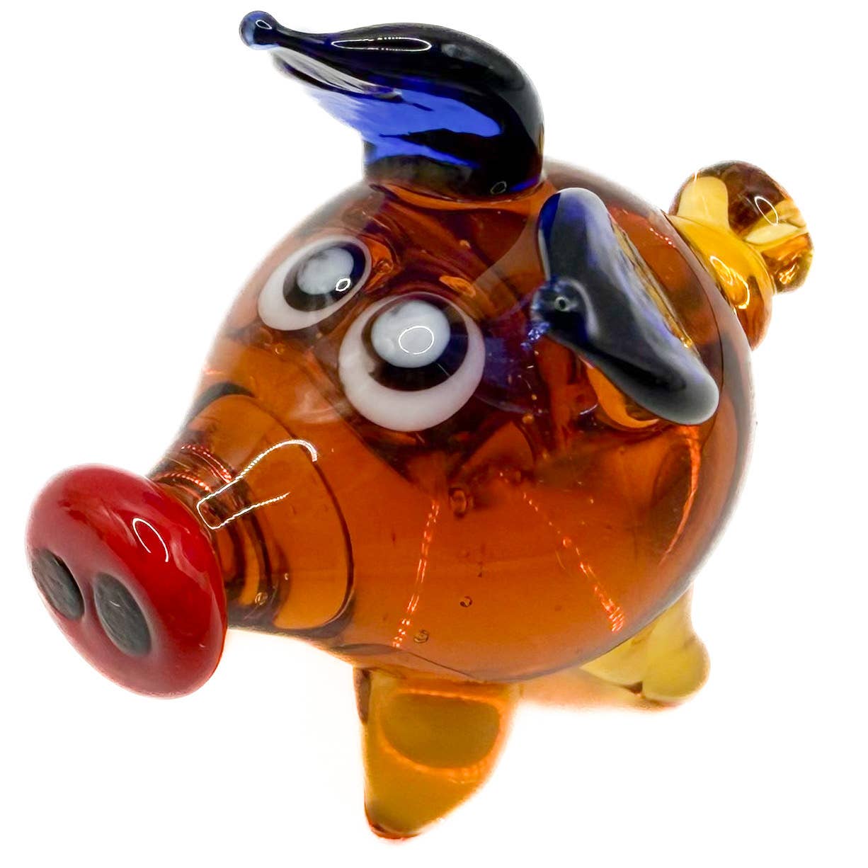 Glass Big Nose Pig