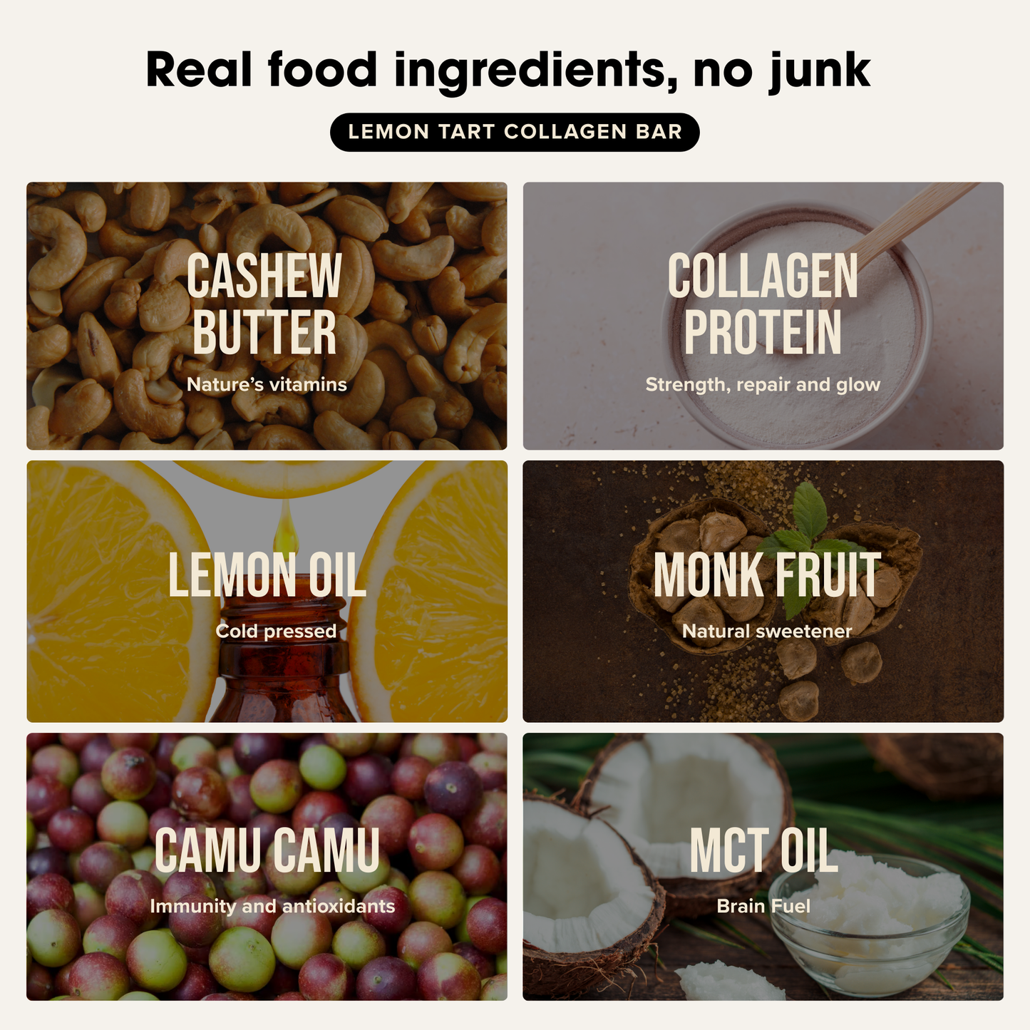 Collagen Protein Bar - Lemon Tart