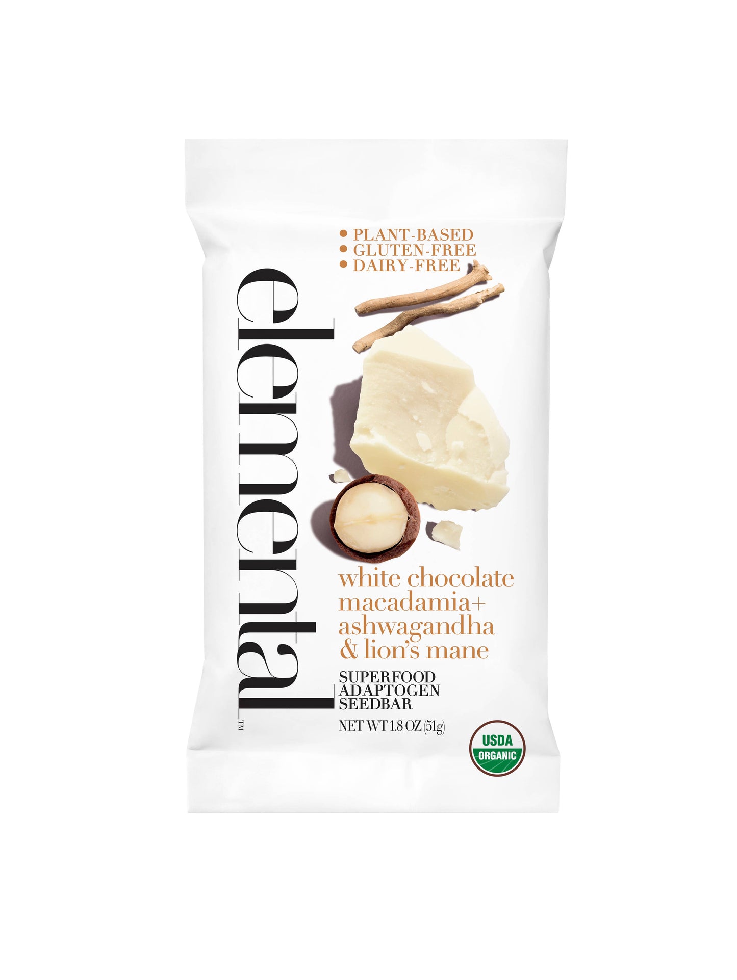 White Chocolate Macadamia + Ashwagandha & Lion's Mane