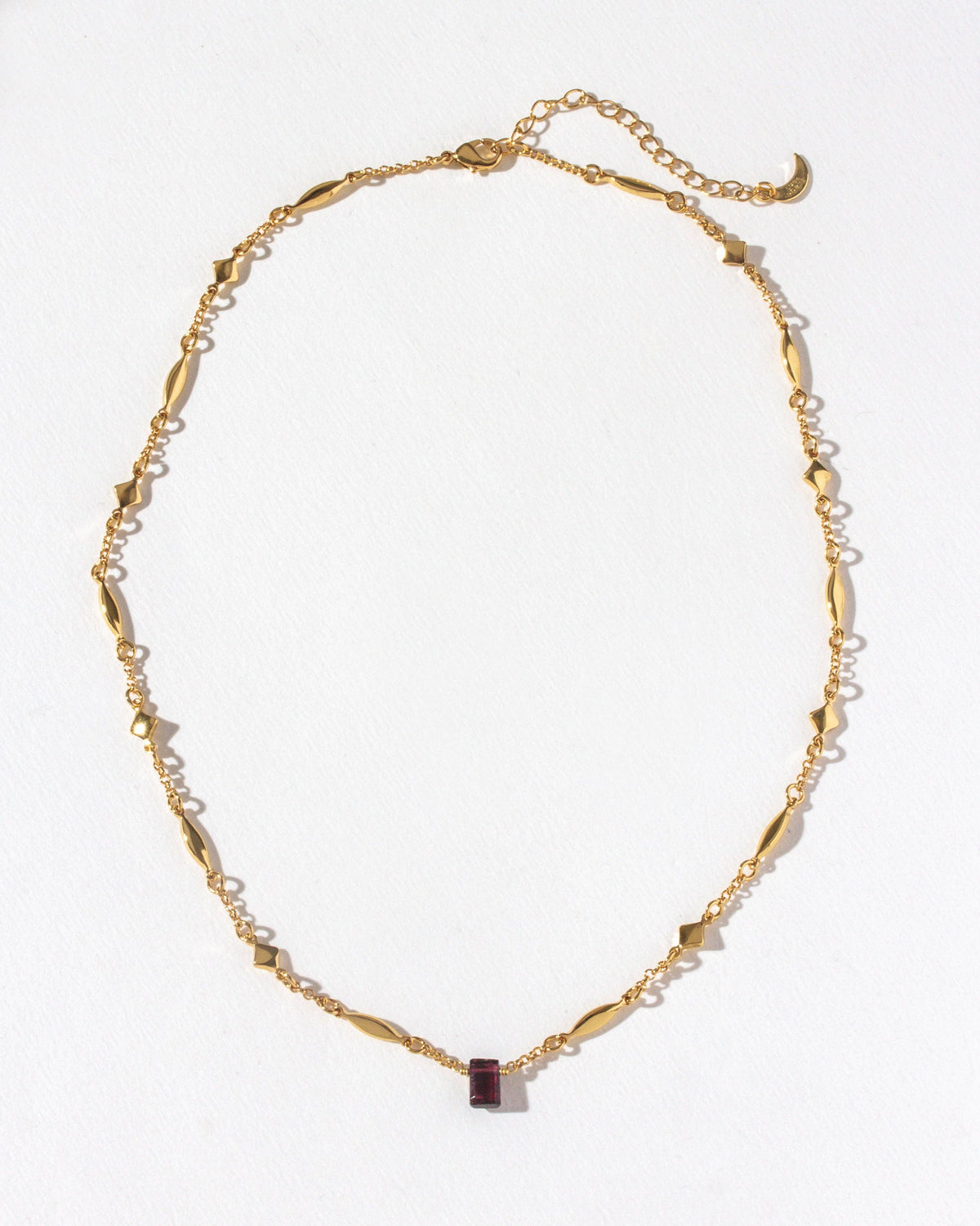 Prism Gems Birthstone Necklace - January