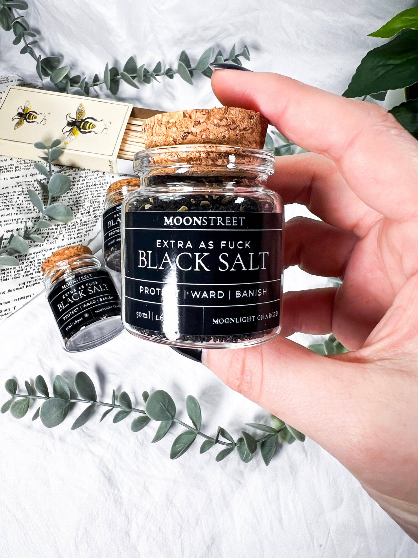 Witch’s Extra Potent Black Salt for Banishing & Protection
