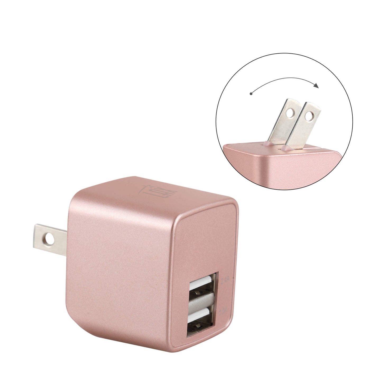 LAX Fast Charging 2 Port USB Wall Charger Retail Pack: White