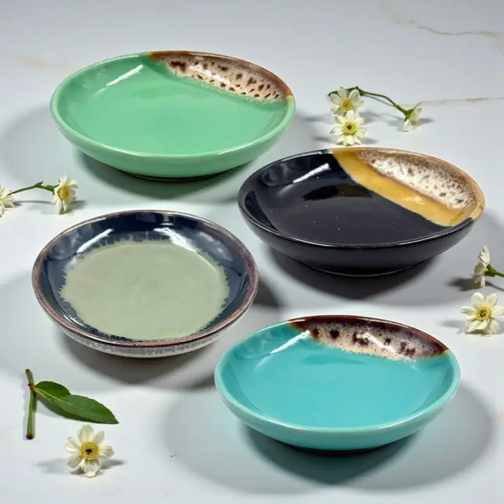 Round Ceramic Trinket Dish
