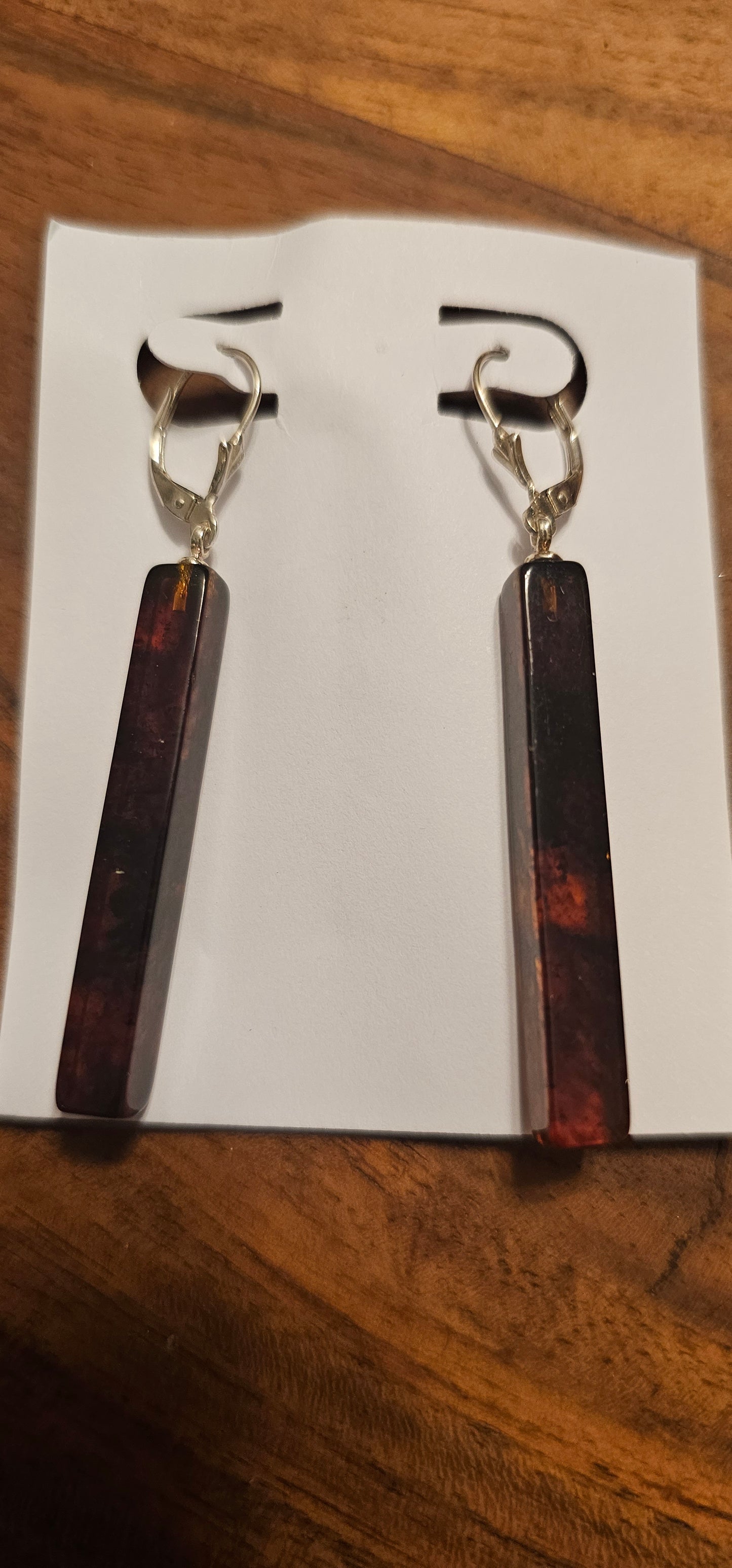 Amber Dangle Earrings Various Styles