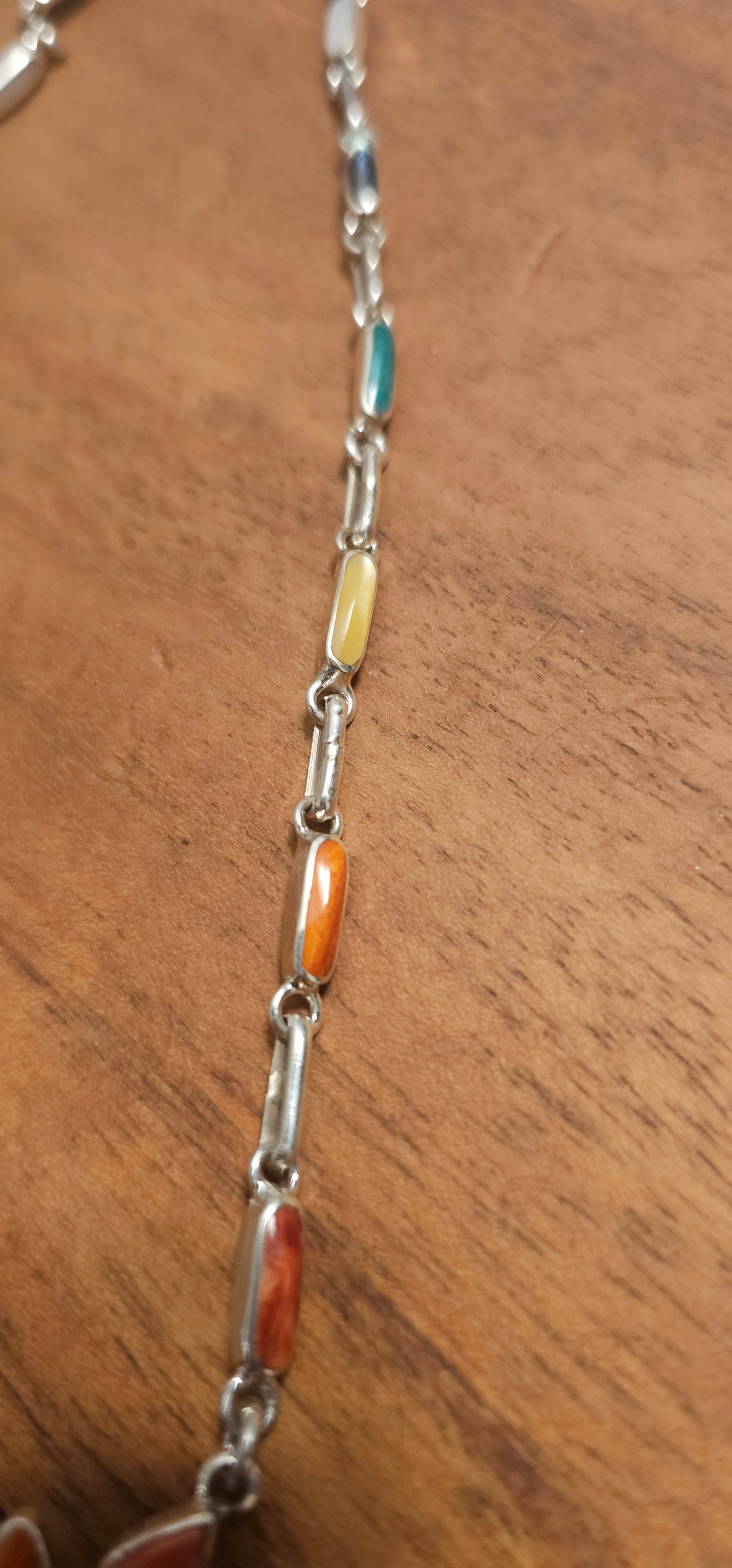 Peru stone necklace flower Goddess