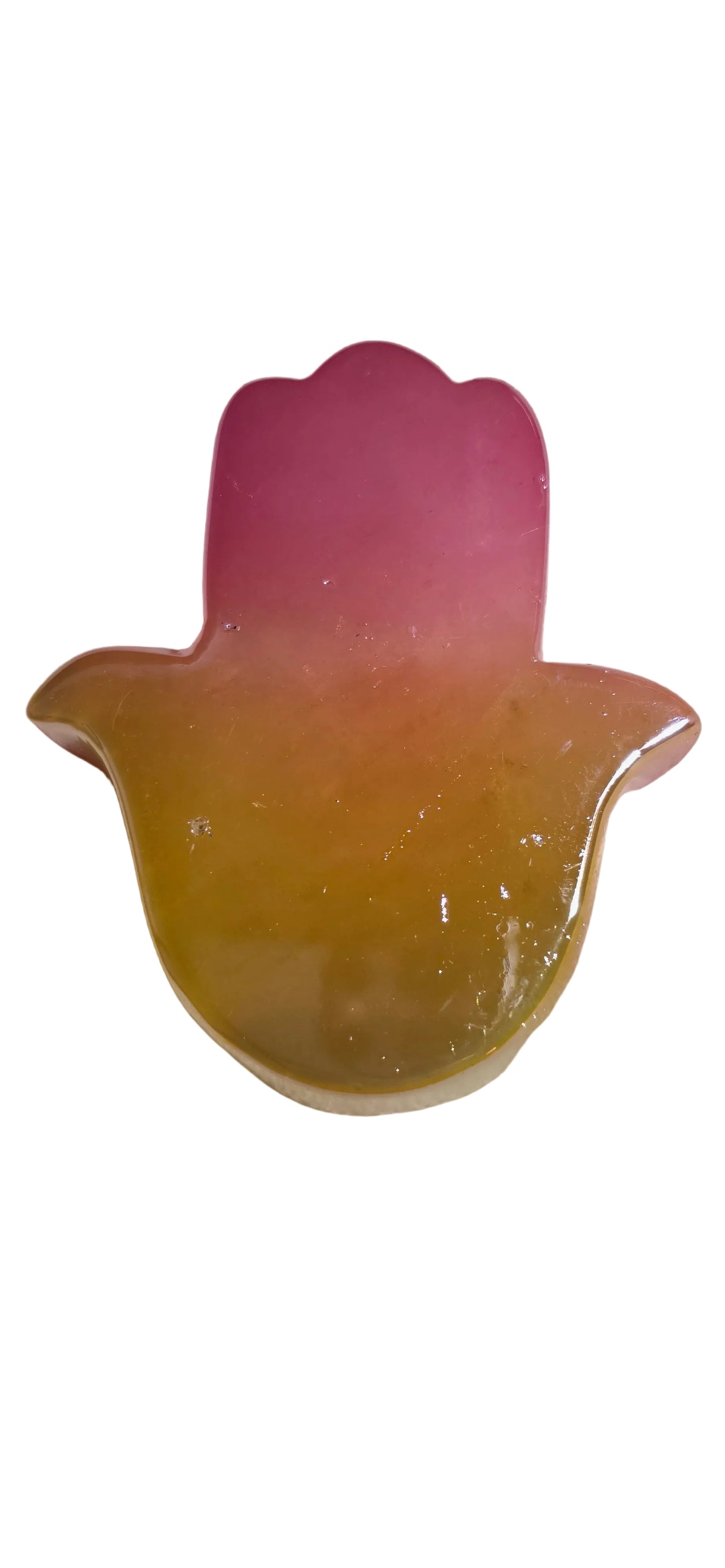 Hamsa Aura Quartz Trinket Dish