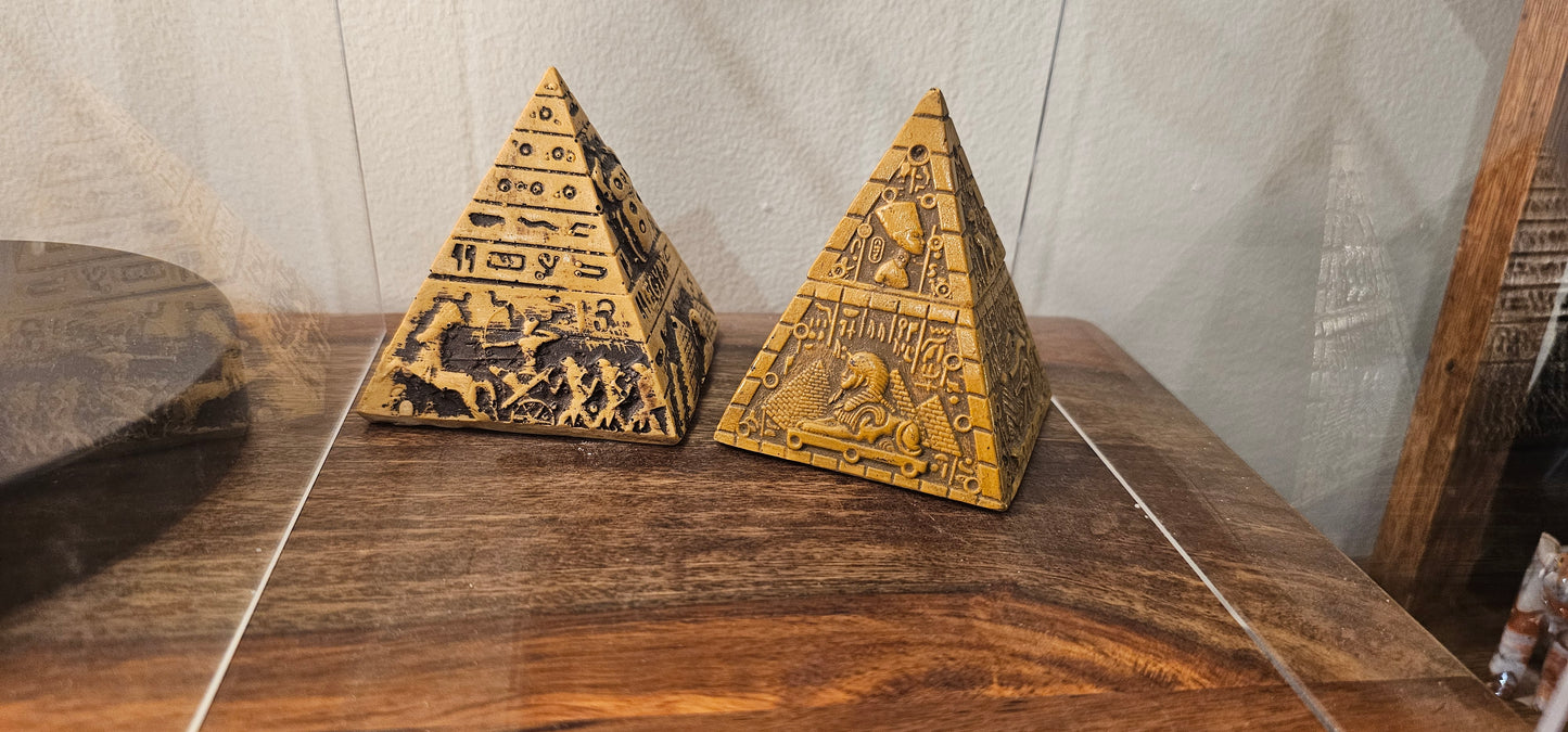 Resin Egyptian Pyramids