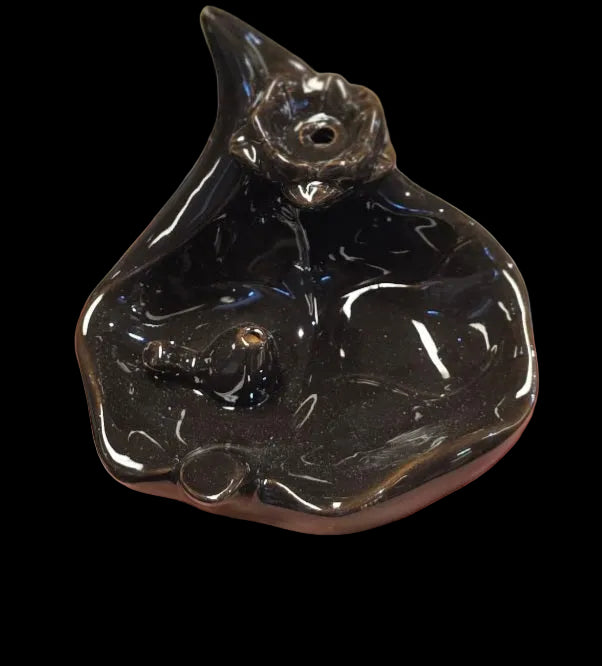Backflow Burner- Black Lotus Leaf