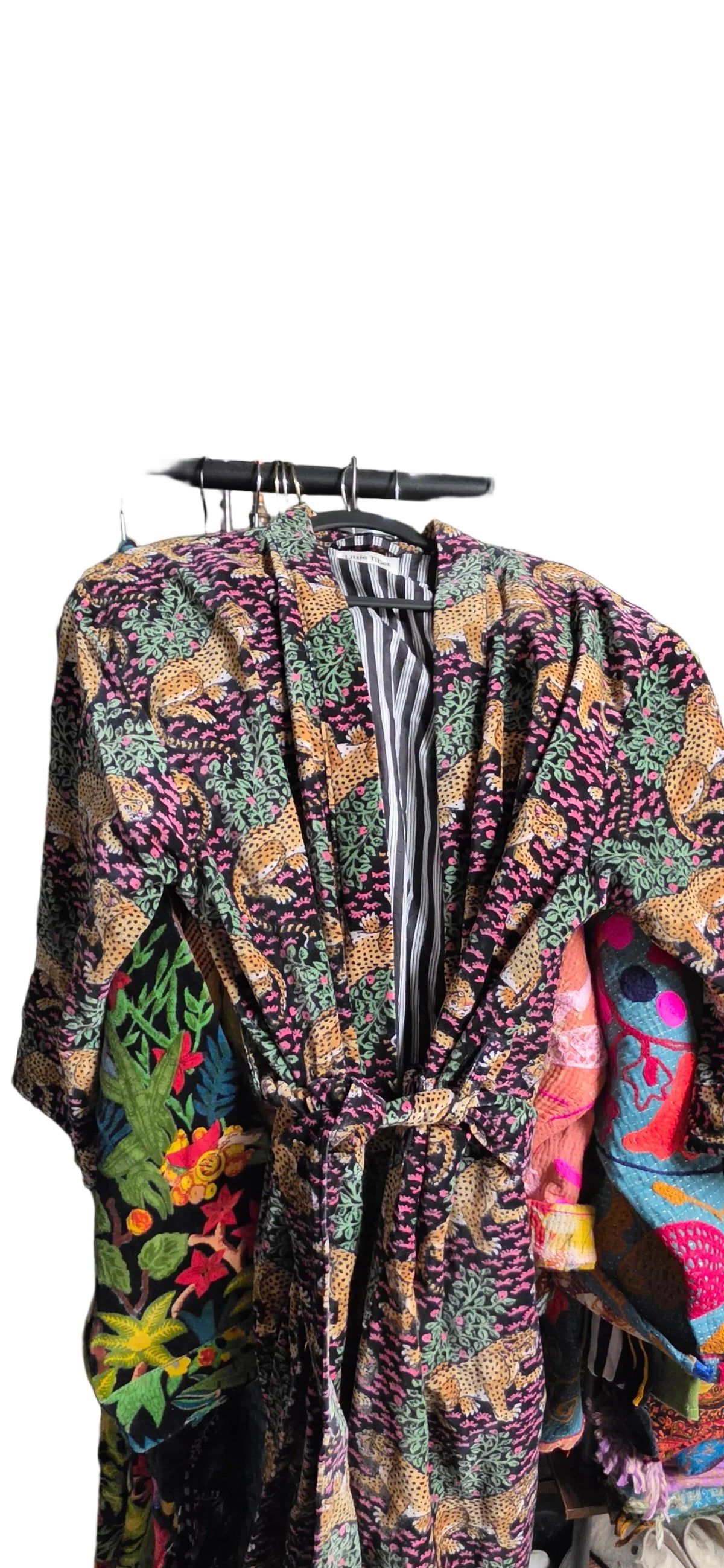 Velvet Robe 100% Cotton Lined Designs/patterns vary. Made in Tibet