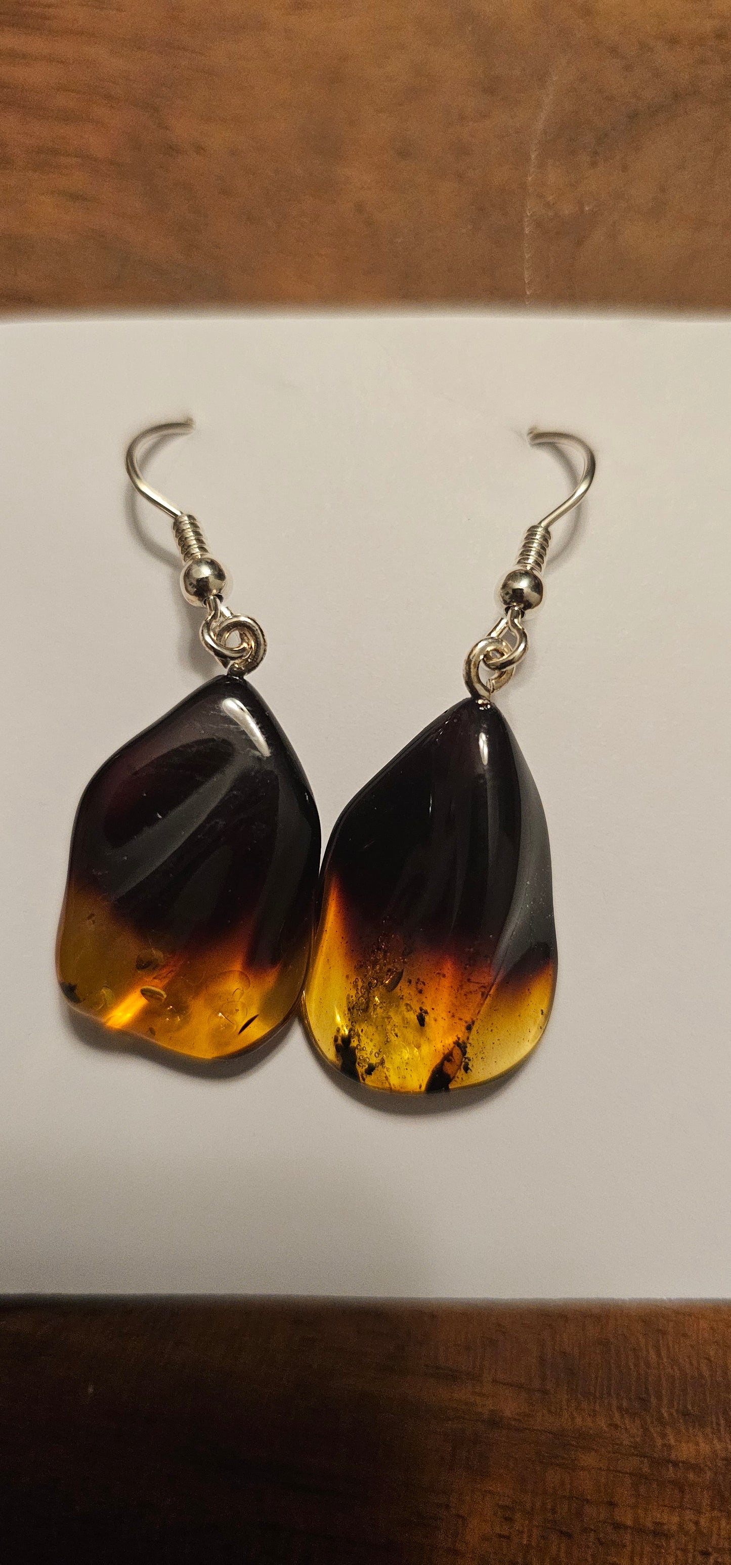 Amber Dangle Earrings Various Styles