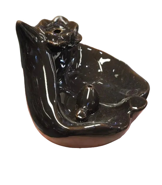 Backflow Burner- Black Lotus Leaf