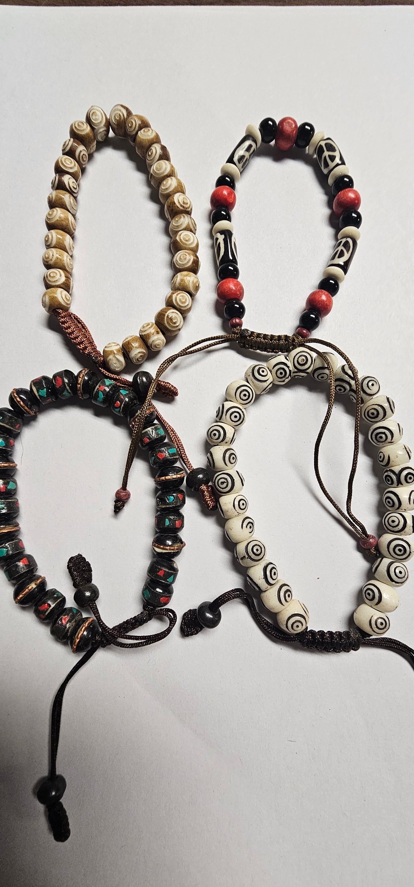 Medium Beaded Bracelet Various Stone