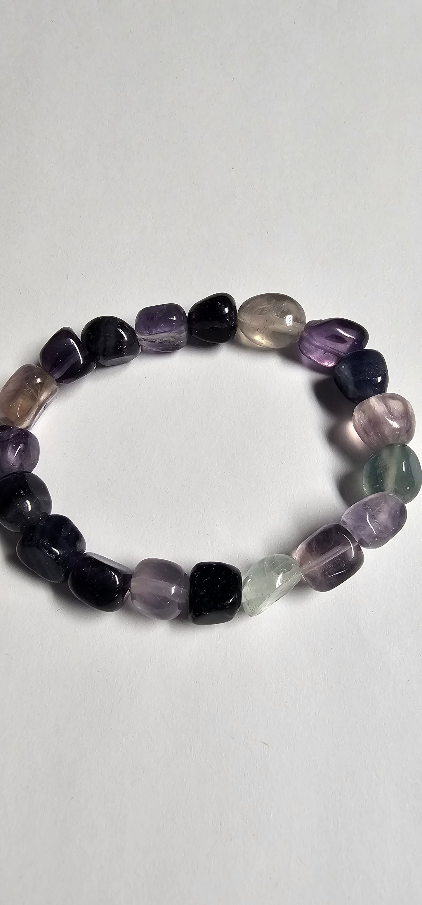Large Beaded Stone or Wood Bracelets Various - Elastic or Adjustable
