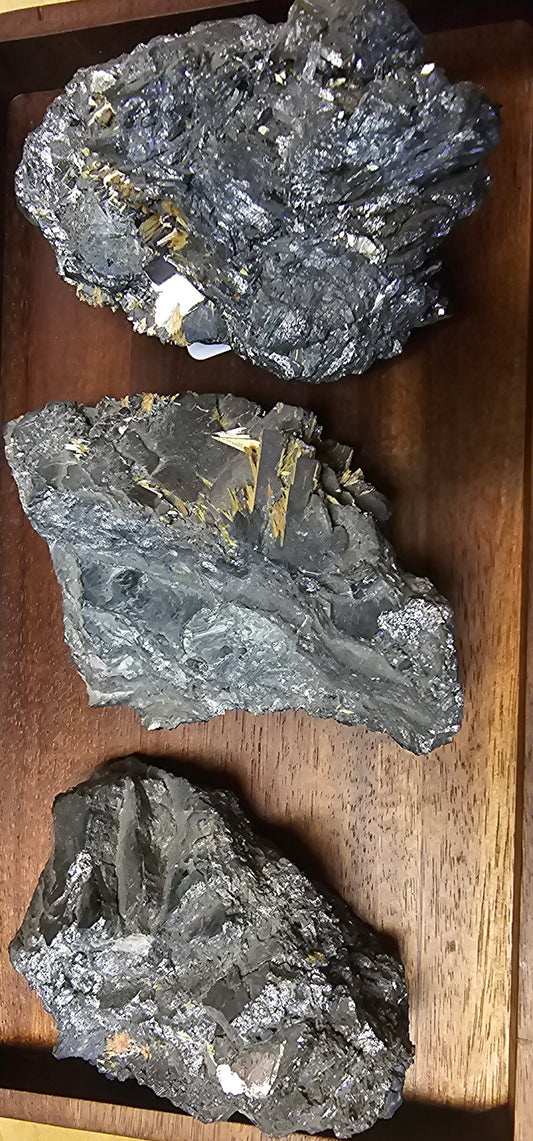 Hematite With Rutile- Cluster