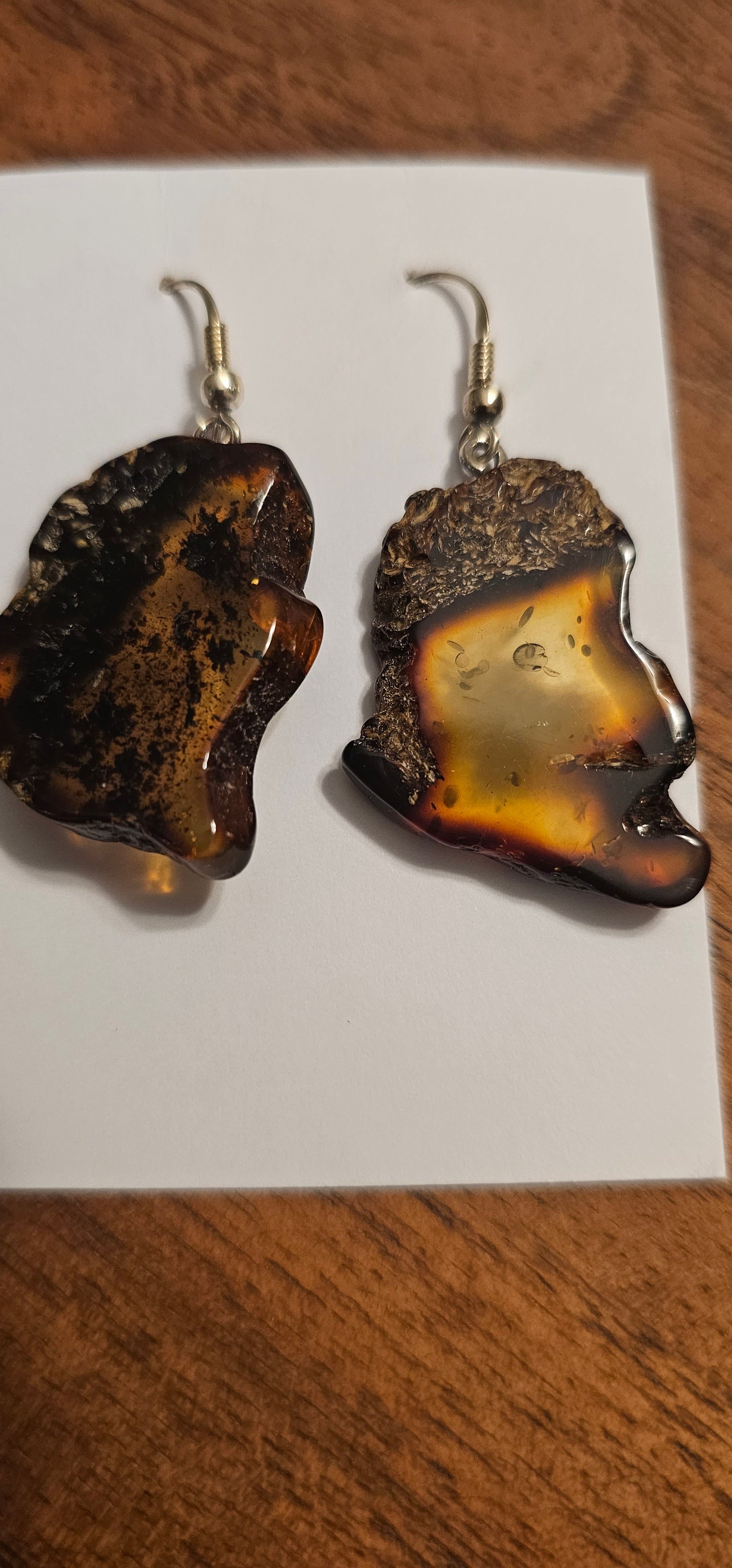 Amber Dangle Earrings Various Styles